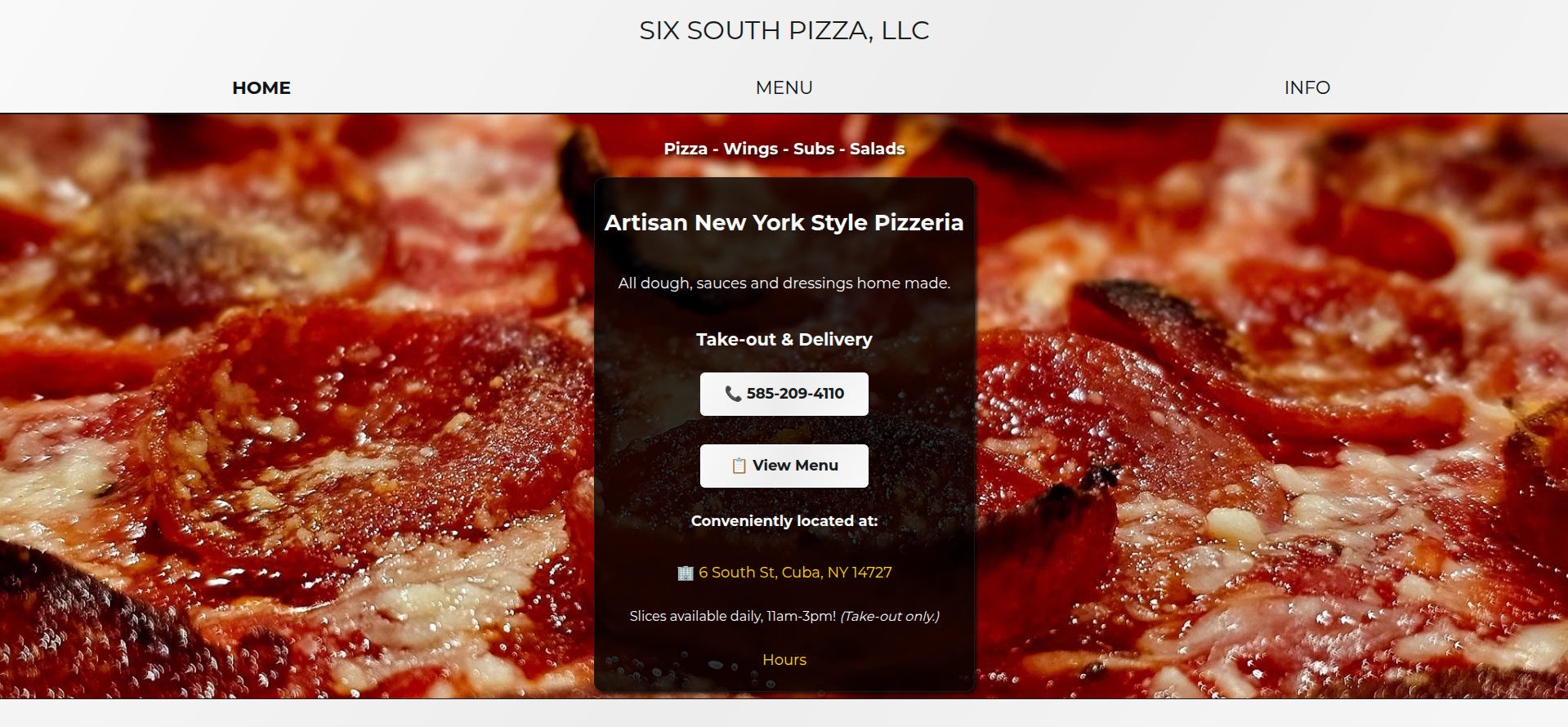 Six South Pizza, LLC logo